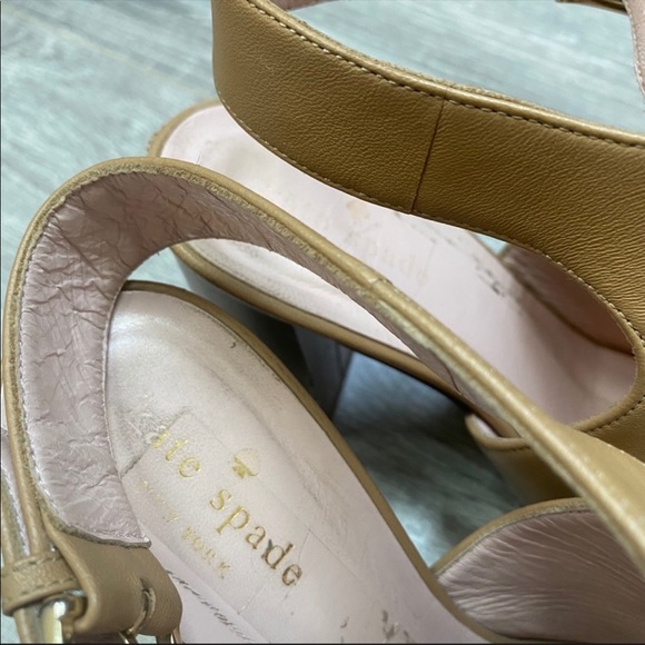 Kate Spade Ingrada leather slingback block heel - Picture 5 of 9